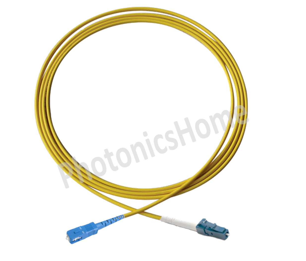 Premium Patch Cord, G652D Fiber, Simplex, 2.0mm, LSZH, SC/UPC TO LC/UPC